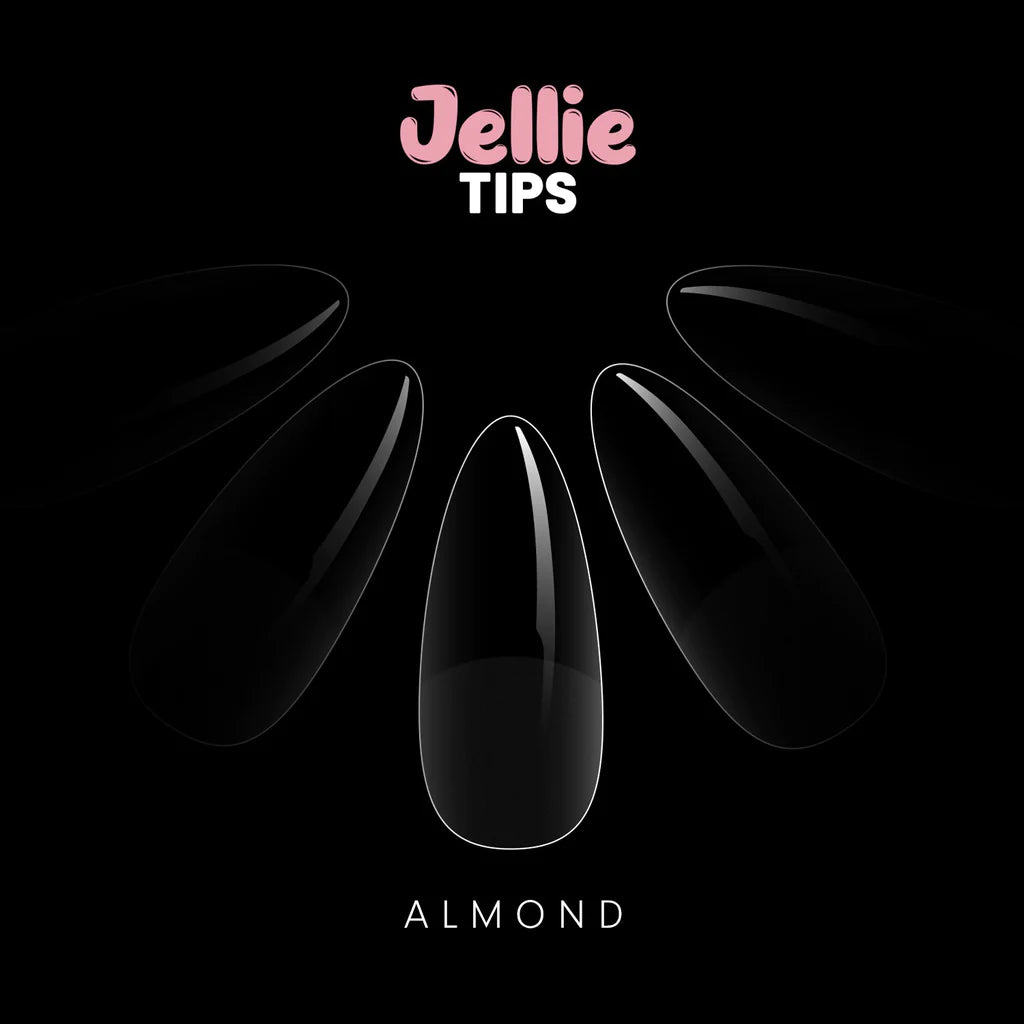 Halo Jellie Nail Tips Almond, Sizes 0-11, 480 Mixed Sizes