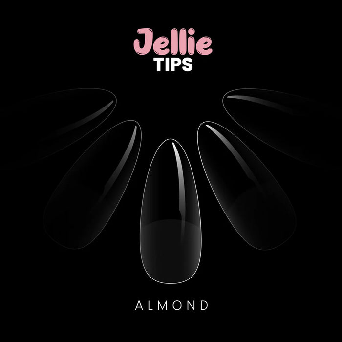 Halo Jellie Nail Tips Almond, Sizes 0-11, 480 Mixed Sizes