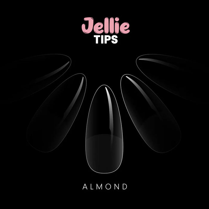 Halo Jellie Nail Tips Almond, Sizes 0-11, 120 Mixed Sizes