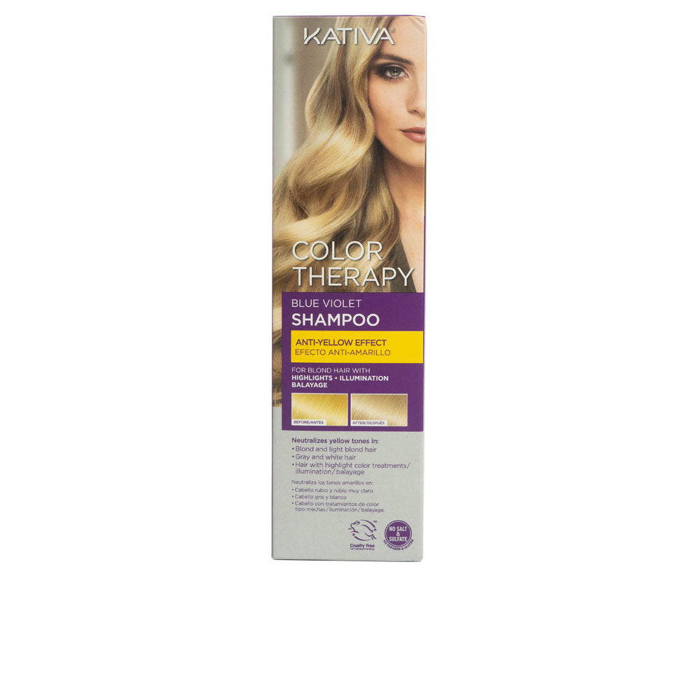 Kativa BLUE VIOLET anti-yellow effect shampoo