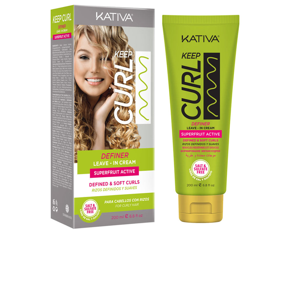 Kativa KEEP CURL definer leave-in cream 200ml