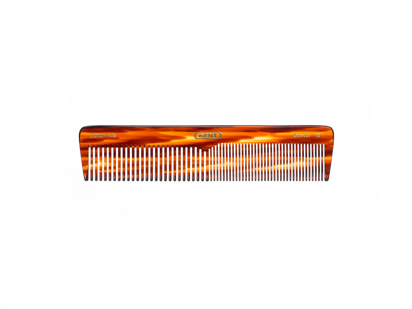 Kent HANDMADE 185MM DRESSING TABLE COMB THICK/FINE HAIR A 16T