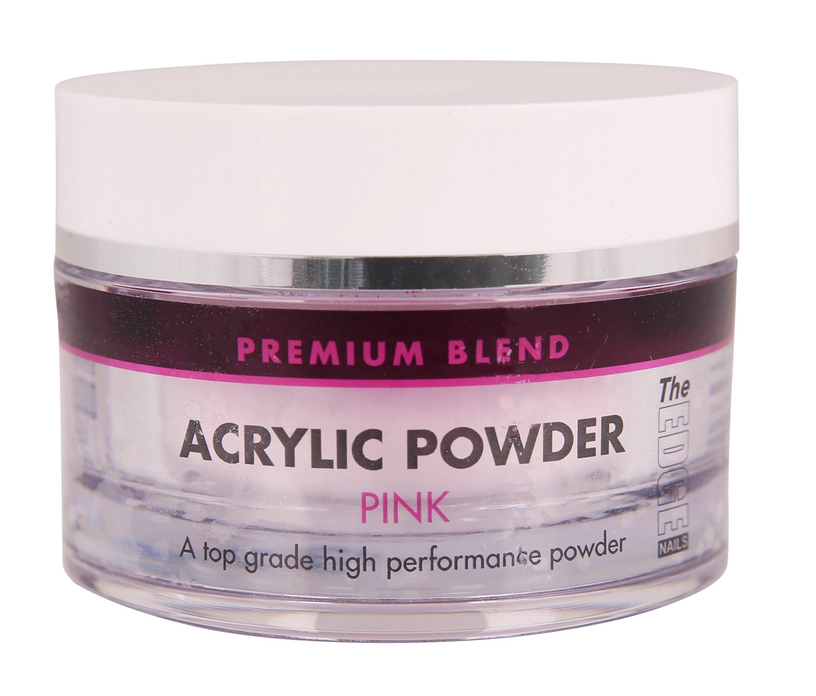 THE EDGE PREMIUM BLEND ACRYLIC POWDER - PINK - 37G