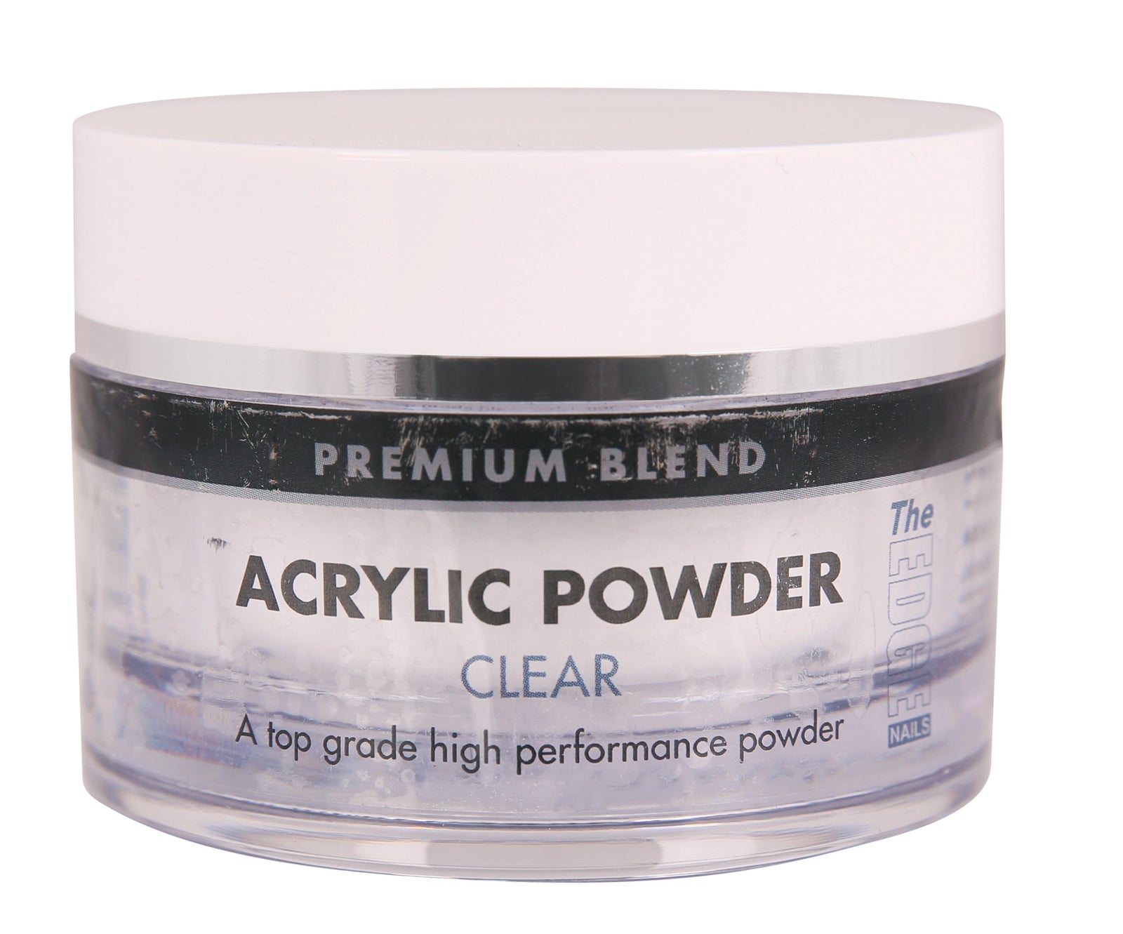 THE EDGE PREMIUM BLEND ACRYLIC POWDER - CLEAR -8G