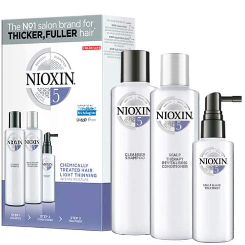 Nioxin System 5 Three Part System Trial Kit (Various)