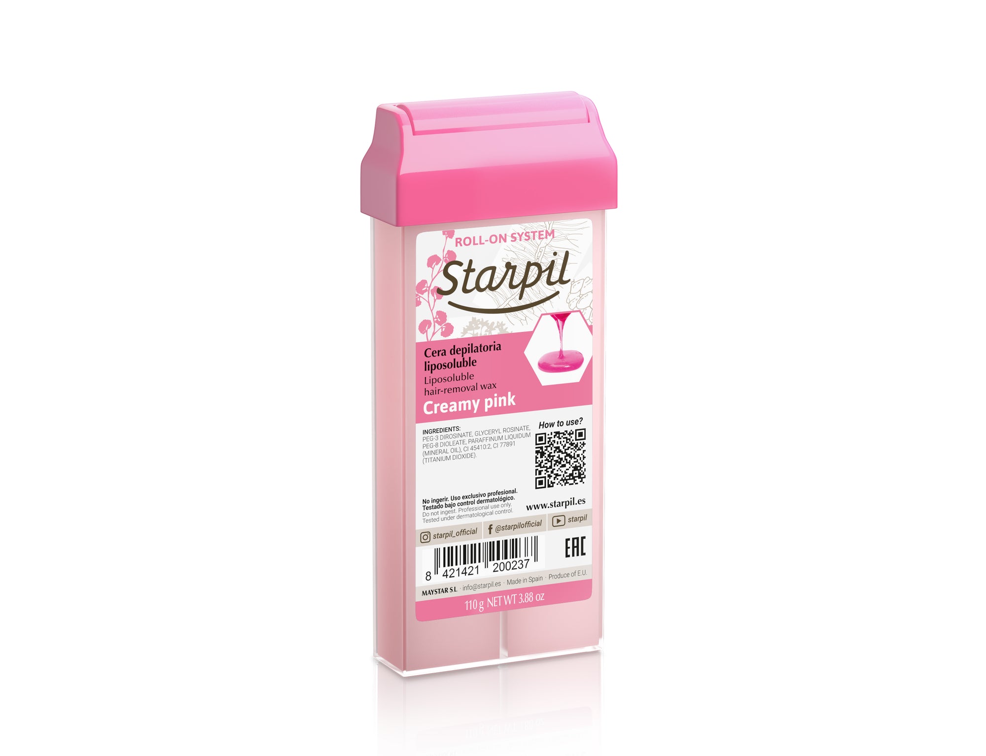 Starpil Creamy pink  Roll-on Wax Starpil 110 g