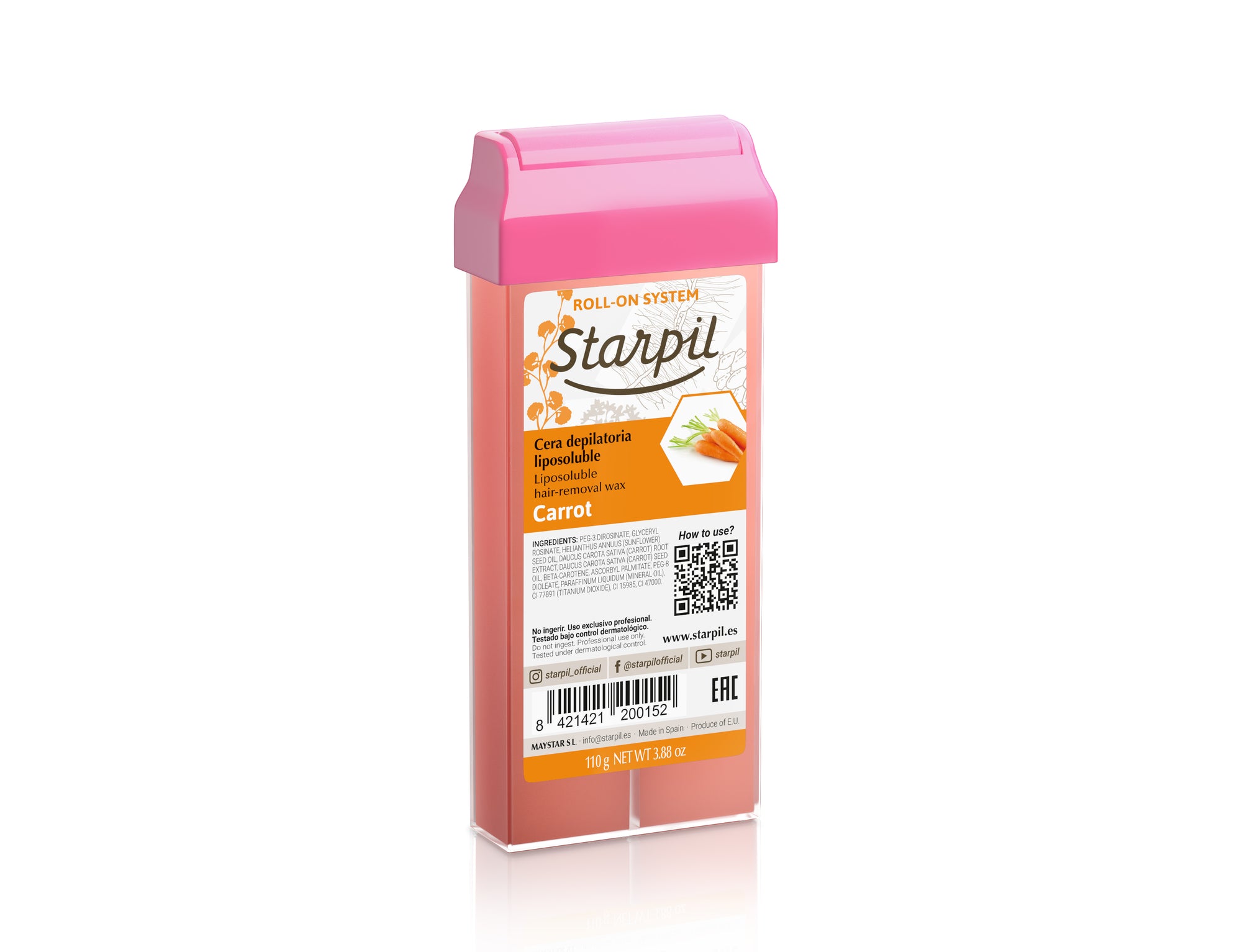 Starpil CARROT WAX STARPIL, ROLL-ON 110 G