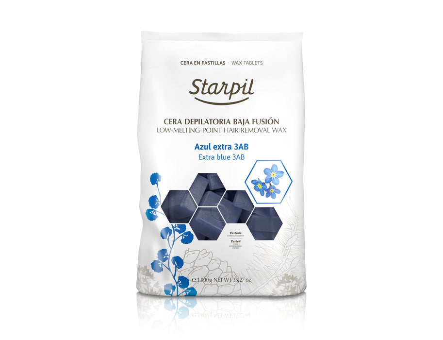Starpil Azulene Blue Hard 3AB Wax Starpil (Original Blend), 1kg