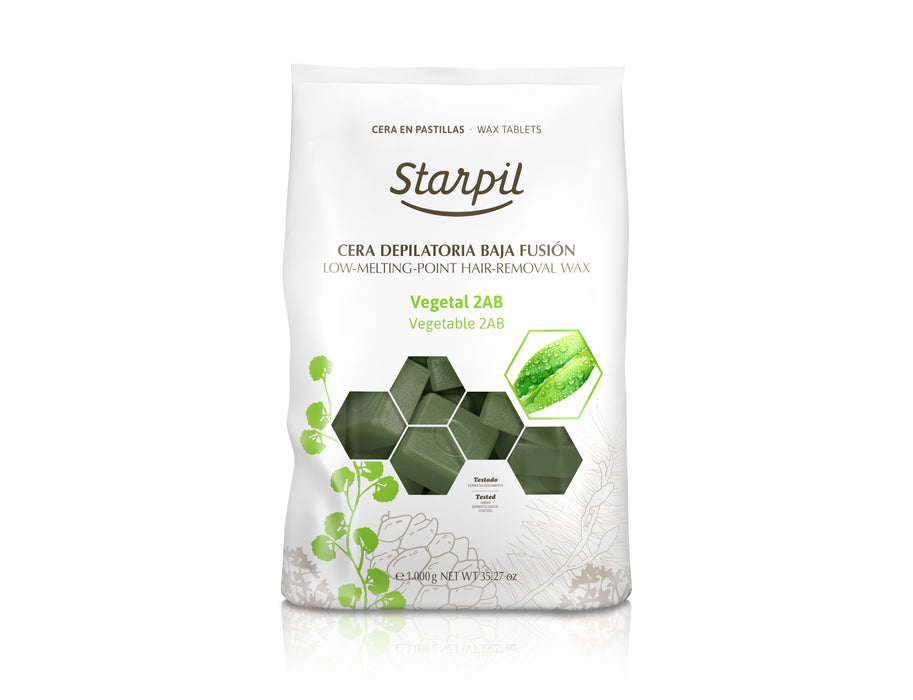 Starpil Green Hard Wax Starpil 2AB (Original Blend), 1kg