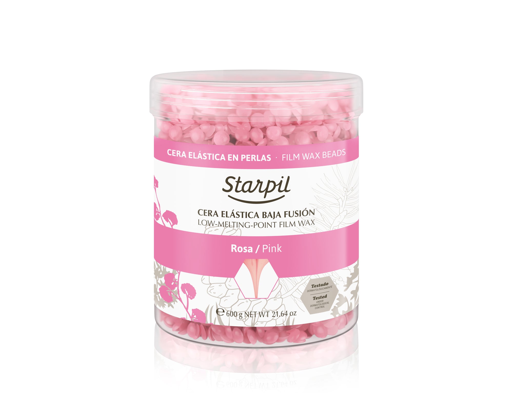 Starpil Pink Film Wax Beads - 600g