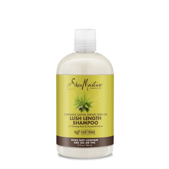 Shea Moisture Cannabis Sativa (Hemp) Seed Oil Lush Lenght Shampoo 13oz