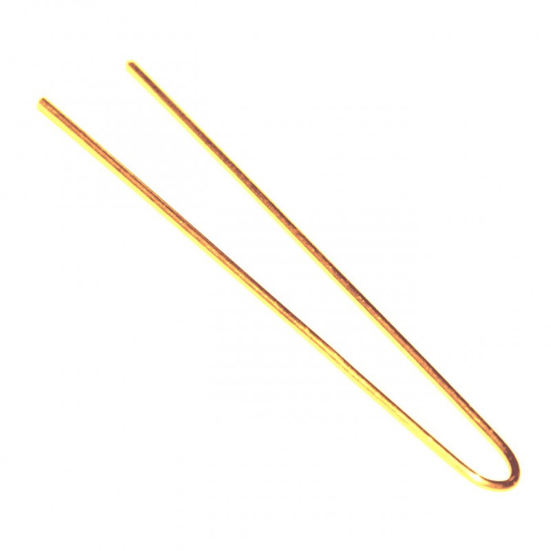 2.5" PLAIN PINS BLONDE (BOX OF 500)