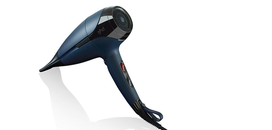 Ghd helios™ professional hair dryer in ( black, white,plum and ink blue)