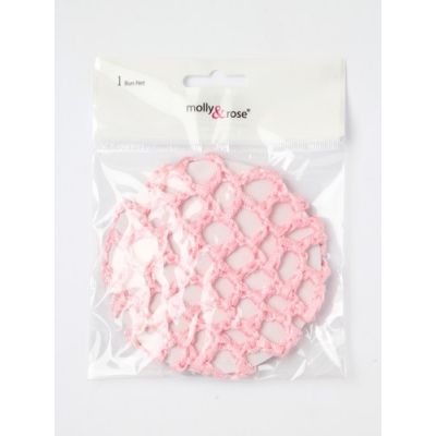 Molly & Rose Item 5267 Pink shiny bun net 10cm