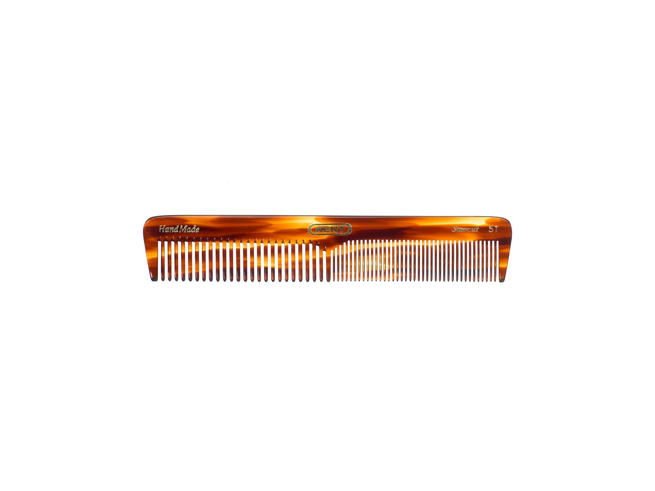 Kent HANDMADE 169MM DRESSING TABLE COMB THICK/FINE HAIR A 5T