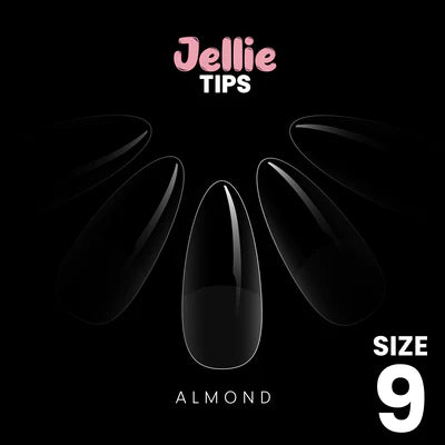 Halo Jellie Nail Tips Almond, 50 One Size pack