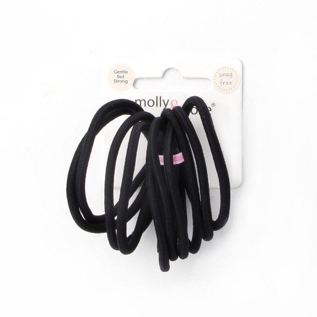 Molly & Rose Item 6250 High quality - Black - 3mm thick - Card of 10