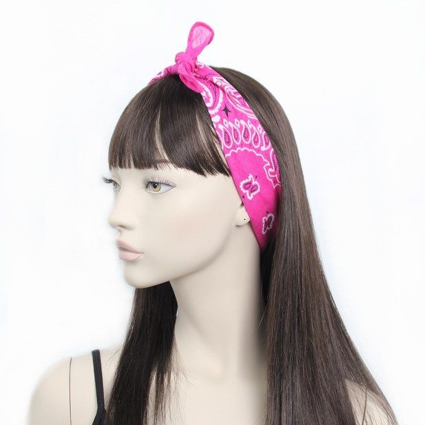 Molly & Rose  Item 6664 100% cotton paisley print bandana / neckerchief