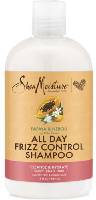 Shea Moisture Papaya & Neroli All Day Frizz Control Shampoo 13oz