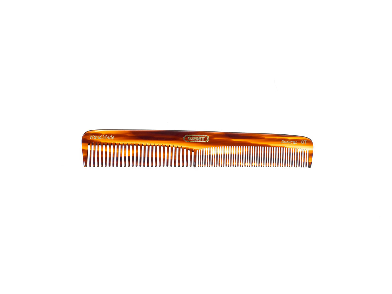 Kent HANDMADE 175MM DRESSING TABLE COMB THICK/FINE HAIR A 6T