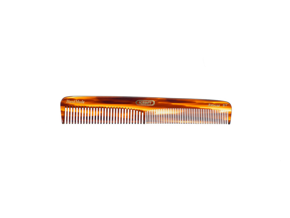 Kent HANDMADE 175MM DRESSING TABLE COMB THICK/FINE HAIR A 6T