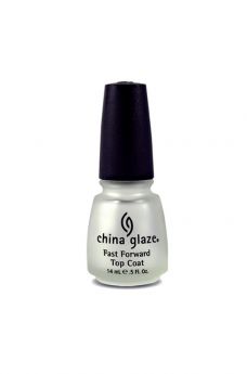 CHINA GLAZE FAST FORWARD TOP COAT, 0.5 OZ