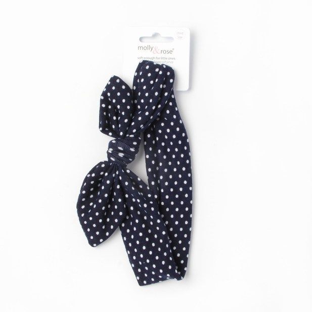 Molly & Rose Item 7321 Childsize soft fabric polka dot bandeau