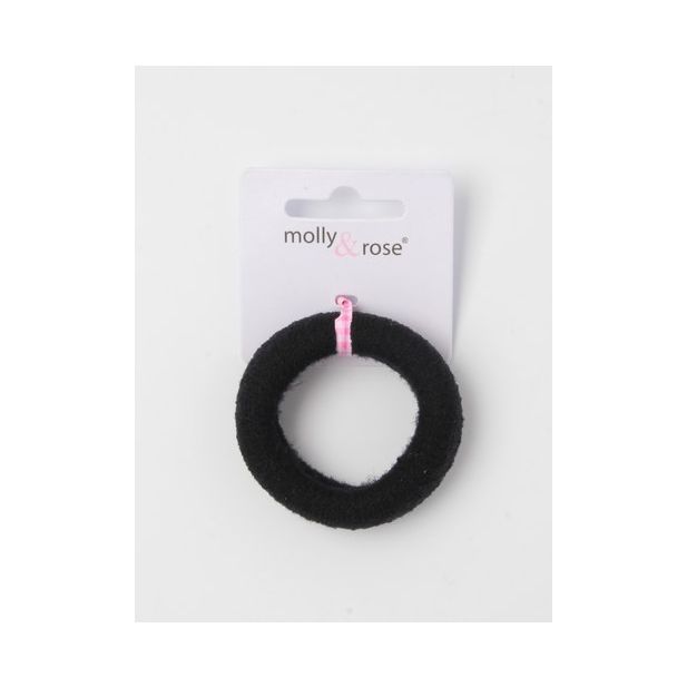 Molly & Rose Item 7567 Jersey donut - Black - 1.5cm thick - Card of 1