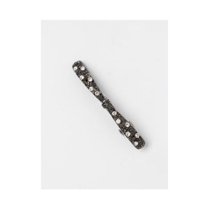 Molly & Rose Item 7612 Narrow crystal barrette clip 7cm