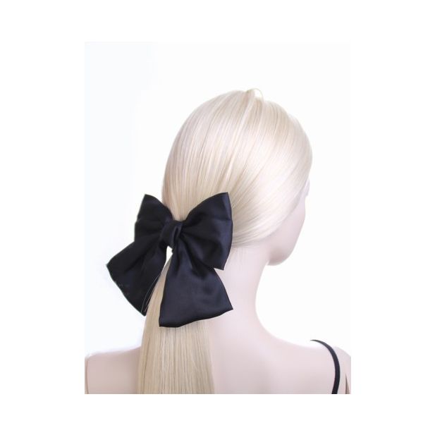 Molly & Rose Item 7794 Barrette clip with large satin fabric bow 15cm