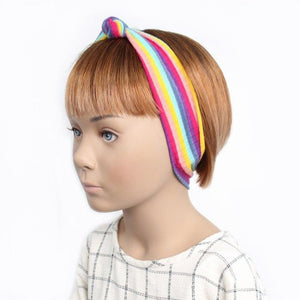 Molly & Rose Item 7867 Childrens rainbow striped bandeau.