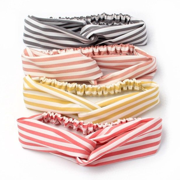 Molly & Rose Item 7873 Striped fabric link detailed bandeau
