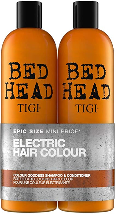 Bed Head by Tigi Colour Goddess Shampoo and Conditioner for Coloured Hair 2 x 750 ml