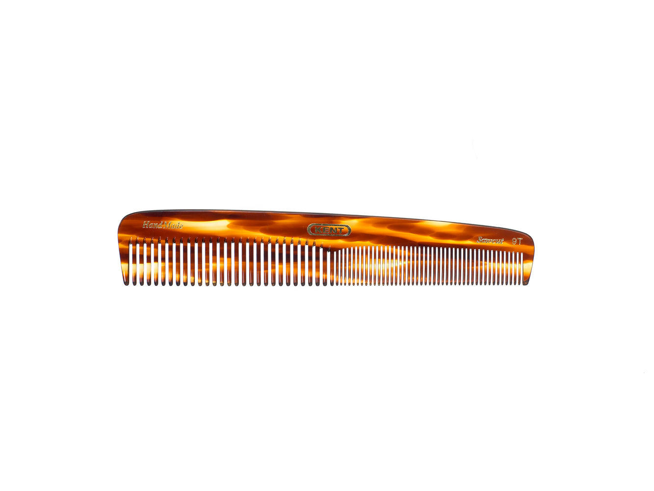 Kent HANDMADE 190MM DRESSING TABLE COMB THICK/FINE HAIR A 9T