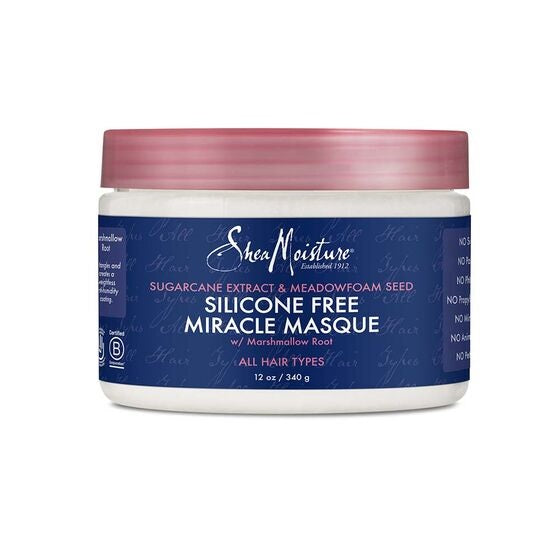 Shea Moisture Sugarcare Extract Silicon Free Miracle Masque 12oz