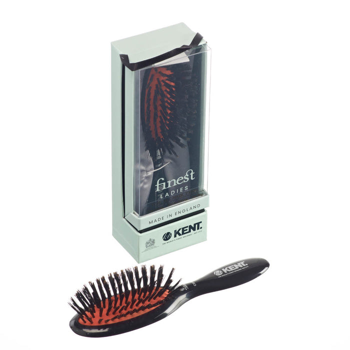 Kent CLASSIC SHINE SMALL PURE BLACK BRISTLE HAIRBRUSH CSFS