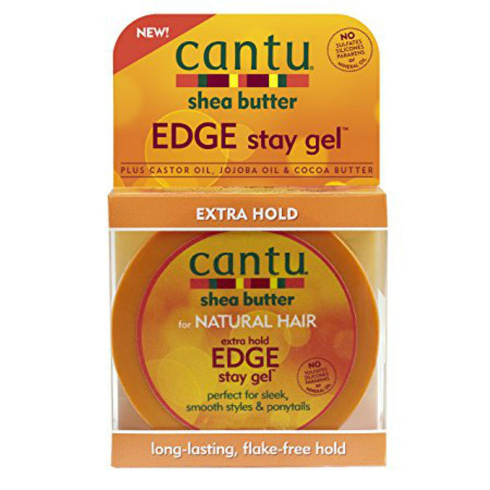 Cantu Shea Butter Natural Edge Styling Gel 2.25oz