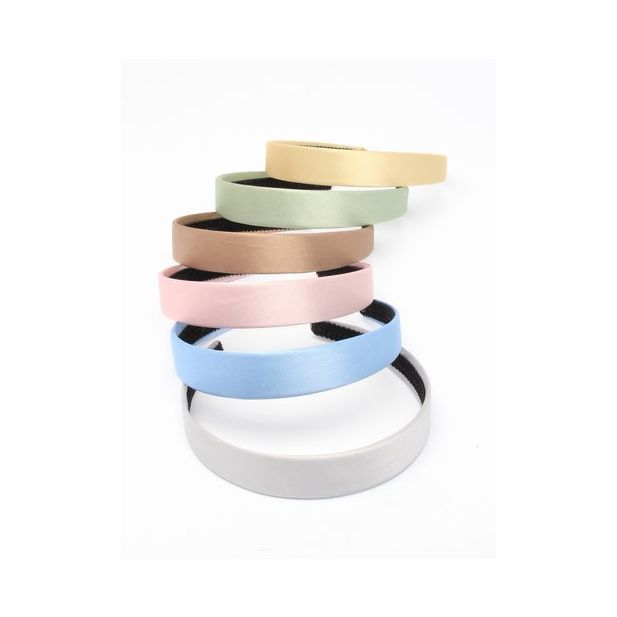 Molly & Rose Item 7529 2.5cm wide satin aliceband in Pastel shades