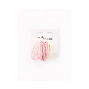 Molly & Rose Item 8047 Small elastics - Assorted - 2mm thick - Card of 12