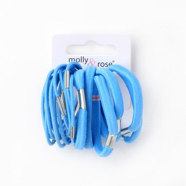 Molly & Rose Item 8089 Elastics - Assorted - Mixed thickness - Card of 18