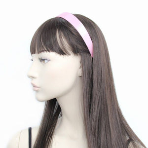 Molly & Rose Item 8106 2.5cm wide satin aliceband in Pinks