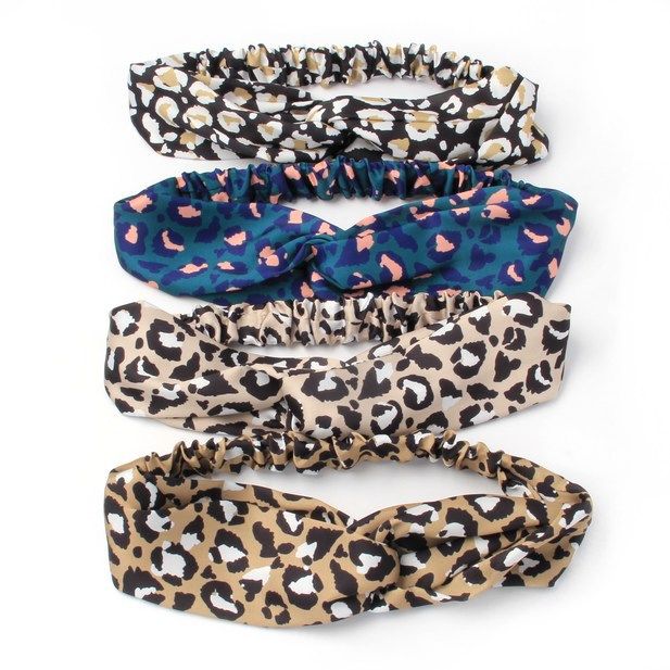 Molly & Rose Item 8115 Leopard print bandeau with front link detail