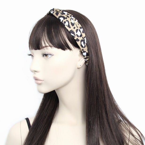 Molly & Rose Item 8115 Leopard print bandeau with front link detail