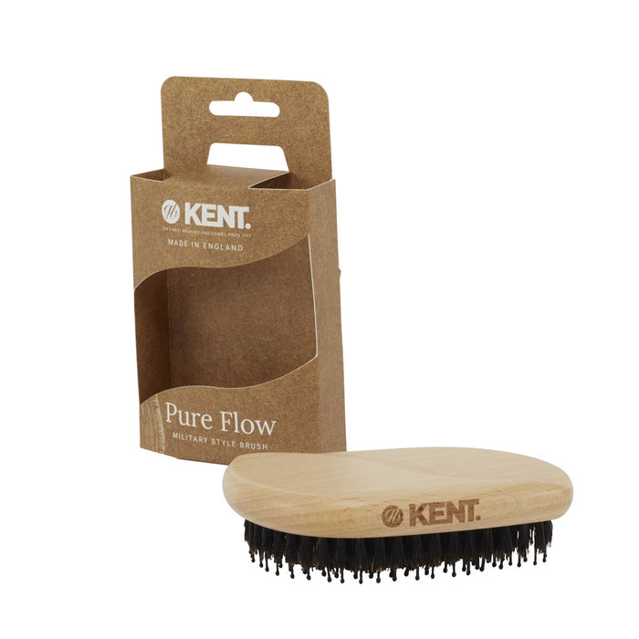 Kent PURE FLOW BRISTLE NYLON MIX MILITARY STYLE BRUSH LPF3