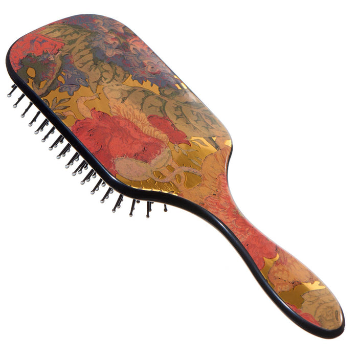 Kent LARGE FLORAL CUSHIONED PADDLE BRUSH LPB1 FLORAL