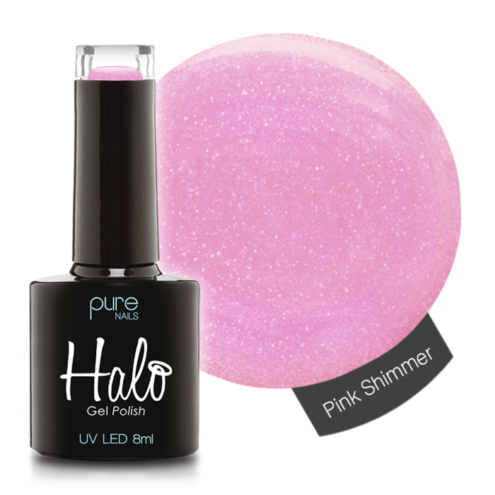 Halo Gel Polish 8ml Pink Shimmer