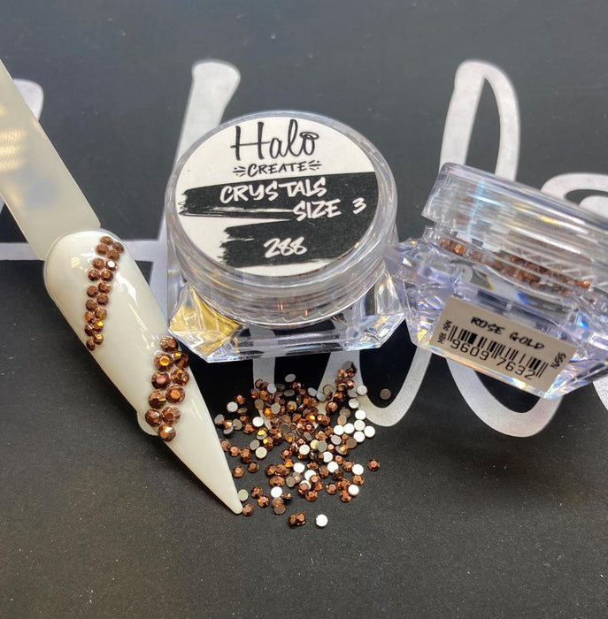 Halo Create - Crystals Rose Gold size 3