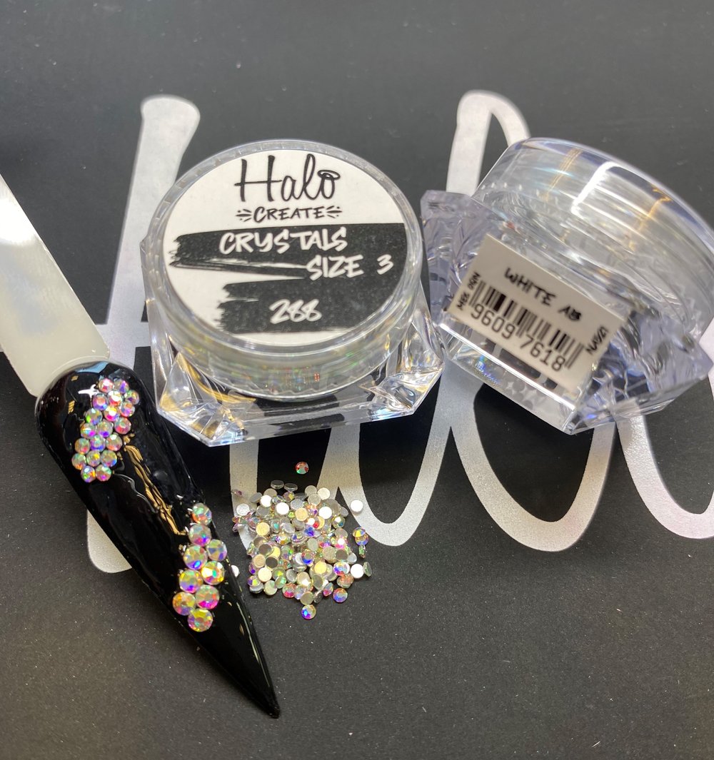 Halo Create - Crystals Clear AB size 2