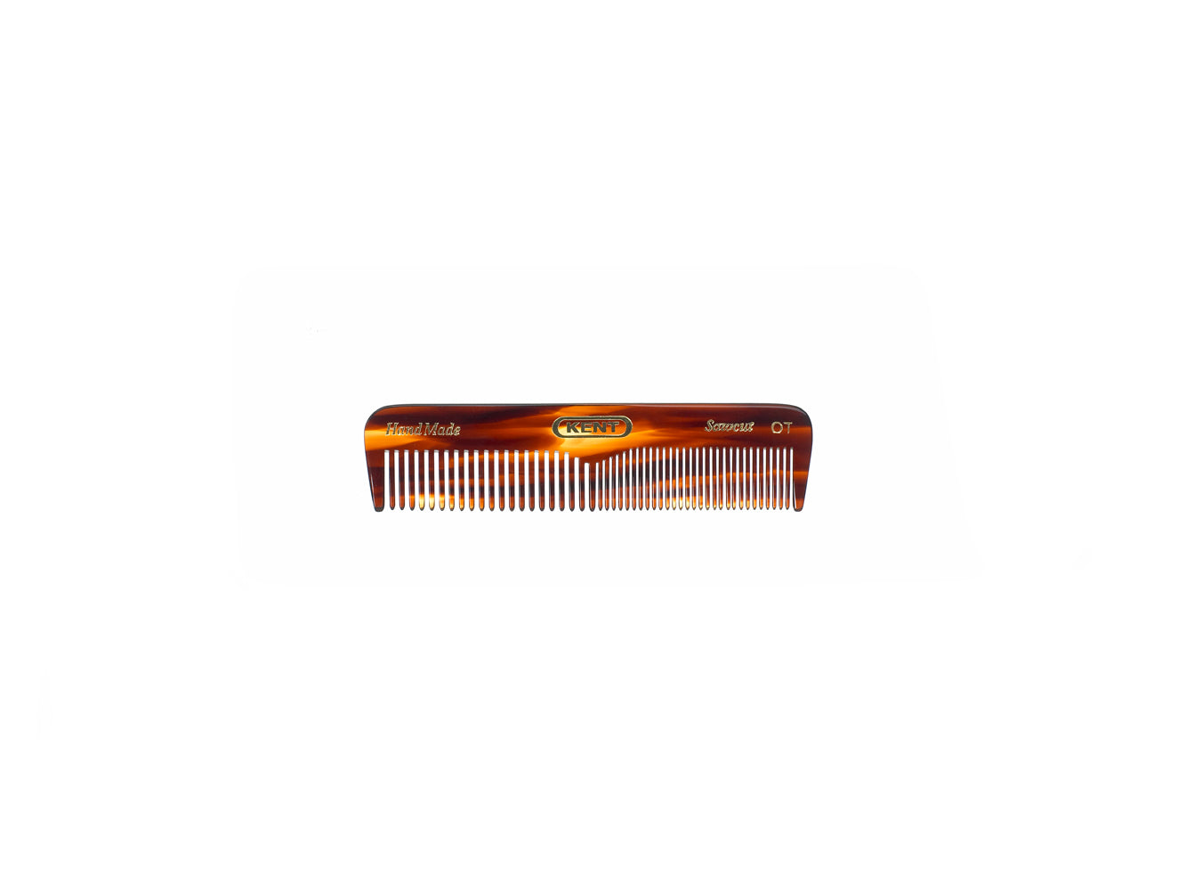 Kent HANDMADE 112MM POCKET COMB THICK/FINE HAIR A OT