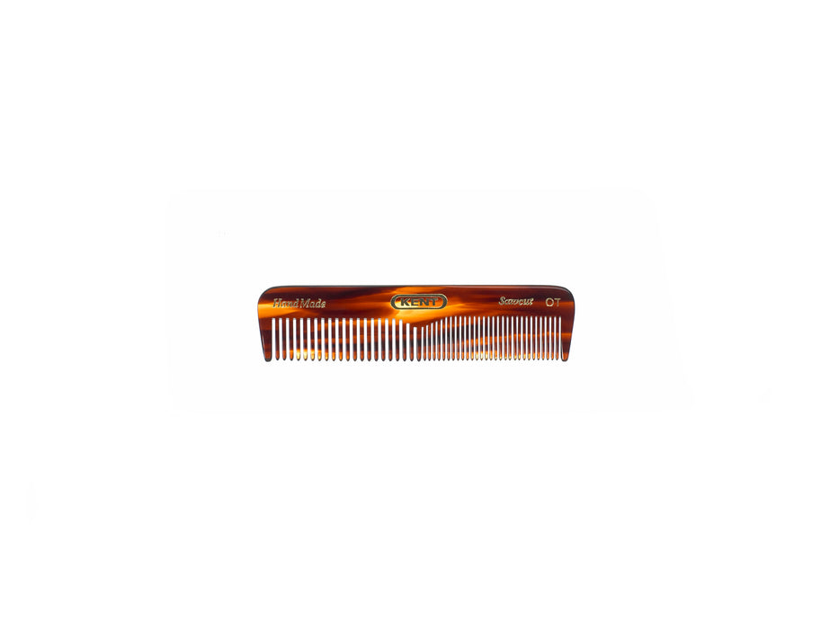 Kent HANDMADE 112MM POCKET COMB THICK/FINE HAIR A OT